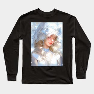 Cute anime girl - angelic nun anime girl Long Sleeve T-Shirt